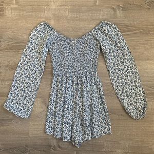 • Floral Hollister Romper •